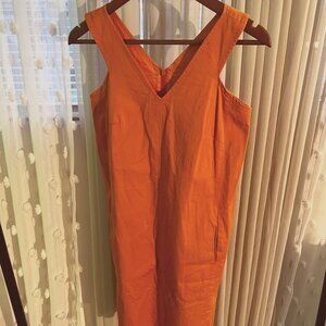 Max Mara Sleeveless Orange Dress – US Size 2